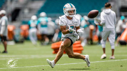 Miami Dolphins wide receiver Braxton Berrios (0) prior to an NFL