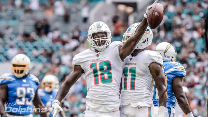 MIAMI DOLPHINS Kenny Stills (Left) DeVante Parker (Middle) Jarvis Landry  (Right)