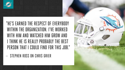 Dolphins' Stephen Ross on why Chris Grier is staying as general