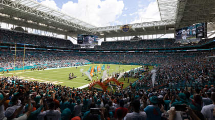 Miami Dolphins intro at Hard Rock Stadium 