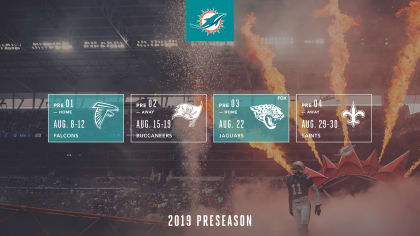 Dolphins 2019 schedule: Preseason announced with Miami dress rehearsal in  prime time - The Phinsider