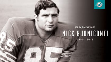 Miami Dolphins: Former teammates remember Nick Buoniconti as