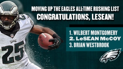 Eagles Wilbert Montgomery color rush jersey