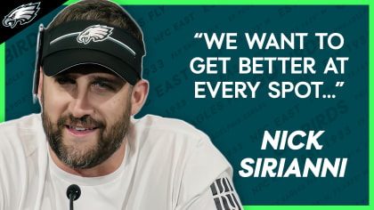 Nick Sirianni and Philadelphia Eagles media availability