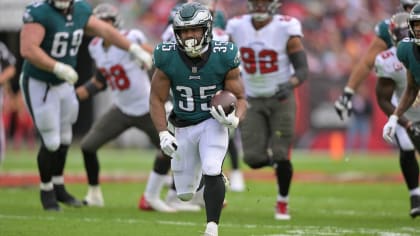 Philadelphia Eagles' Boston Scott in action during an NFL football