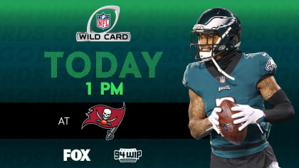 Eagles vs. Bucs: TV info, odds, predictions, injury report, COVID news,  more for NFC Wild Card round - DraftKings Network