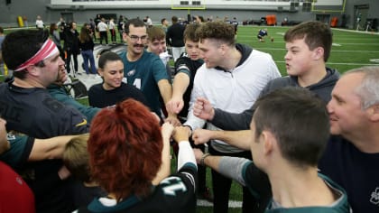 Eagles Host Flag-Football Game with Special Olympics Athletes from Chester  County