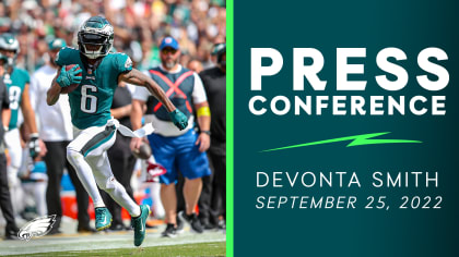 DeVonta Smith dominates the Commanders as the Eagles lead 24-0 at