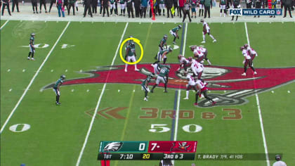 Breakdown: Eagles defense pressuring Bucs QB Tom Brady