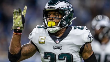 Philadelphia Eagles safety Rodney McLeod (23) in action during an NFL  football game against the New