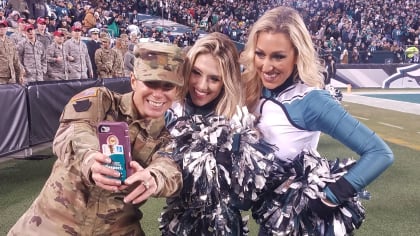 The Dallas Cowboys Cheerleaders will continue saluting service