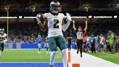 Philadelphia Eagles running back Boston Scott plays against the Cleveland  Browns in the first half during an NFL preseason football game in  Cleveland, Sunday, Aug. 21, 2022. (AP Photo/Ron Schwane Stock Photo 