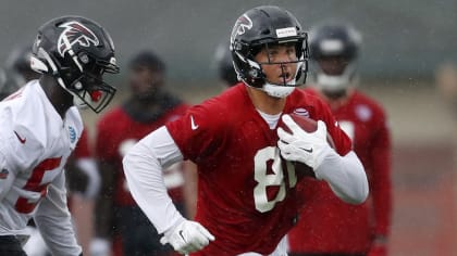 Atlanta Falcons linebacker Yurik Bethune (52), defensive end John