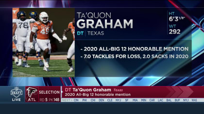 Atlanta Falcons announce Ta'Quon Graham's jersey number