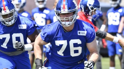 September 24, 2015, New York Giants center Weston Richburg (70) in