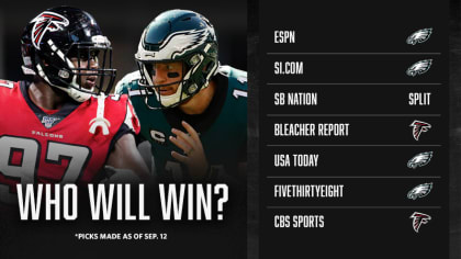 Who will win, Falcons or Eagles? Experts' Picks