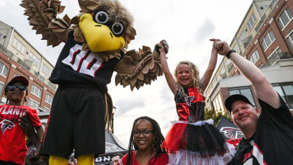 Falcons NFL Draft party at Mercedes-Benz Stadium