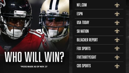 Who will win, Falcons or Saints? Expert picks