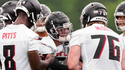 T.I. Makes First Appearance at Falcons Camp