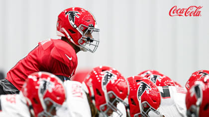 Falcons red helmets will eventually return while black end zones