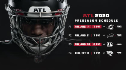 Falcons 2020 preseason schedule set