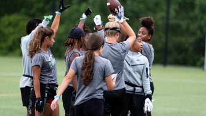 Greenbrier flag football competes in semis at Mercedes-Benz Stadium