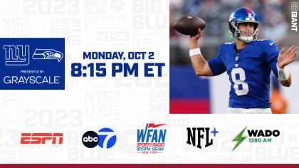Listen Live: New York Giants vs. Buffalo Bills 10/15