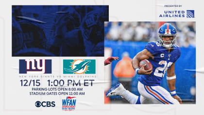 New York Giants vs Miami Dolphins: times, how to watch on TV, stream online