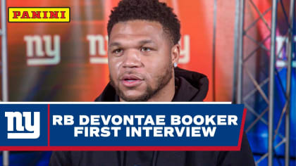 1-on-1: RB Devontae Booker on joining Saquon Barkley in Giants' backfield