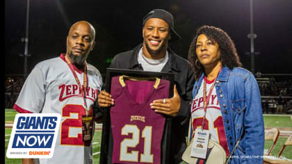 Daron Payne having high school jersey retired