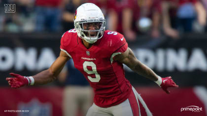 GLENDALE, AZ - AUGUST 04: Arizona Cardinals defensive end Markus Golden  (44) runs a drill during Arizona Cardinals training camp on August 4, 2021  at State Farm Stadium in Glendale, Arizona (Photo