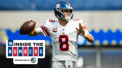 New York Giants quarterback Eli Manning looks confused on the sidelines in  the first quarter. The Atlanta Falcons defeated the New York Giants 14 to 7  at Giants Stadium in East Rutherford