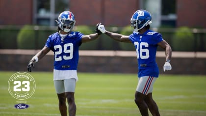 Cornerback Darnay Holmes in a strong competition to make the Giants roster