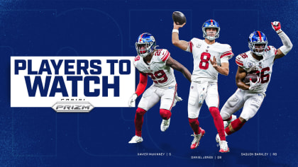 5 players to watch in Giants vs. Panthers