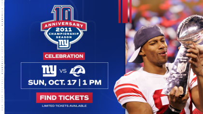 Giants release new gear to celebrate 10th anniversary of Super Bowl XLVI:  How to buy your own 