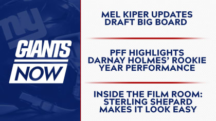 Giants Now: Mel Kiper updates Big Board; Darnay Holmes led rookies in key  stat