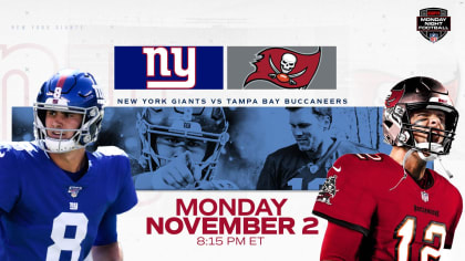 Giants' 2020 schedule, Week 8: 'MNF' vs. Brady and the Buccaneers - Big  Blue View