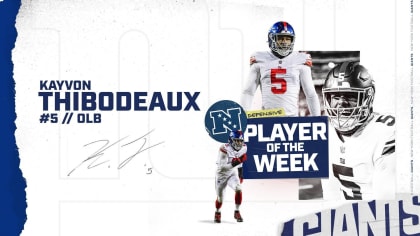 Giants' Kayvon Thibodeaux Out For Week 1