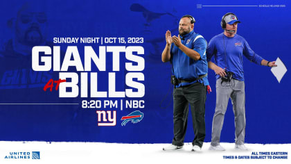 Watch Giants vs. Bills