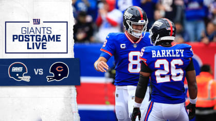 Chicago Bears @ New York Giants Postgame