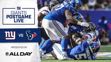 Giants Postgame Live: Takeaways from Week 10 win