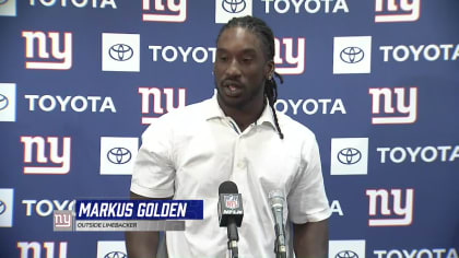 New York Giants on X: .@markusgolden is excited to be a New York