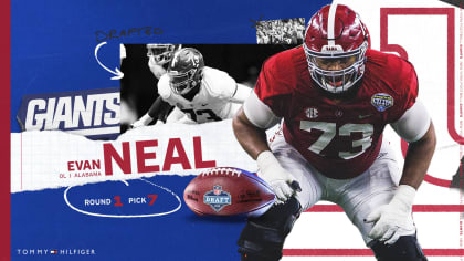 NFL Draft: Alabama's Evan Neal's New York Giants jersey now for sale 