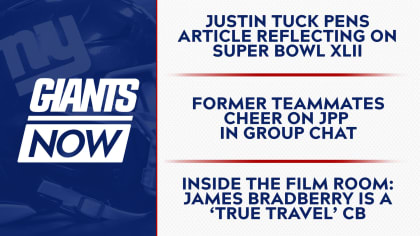 Giants Now: Justin Tuck pens article reflecting on Super Bowl XLII