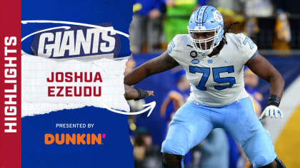 2022 NFL Draft: Joshua Ezeudu selected by the New York Giants in the 3rd  round - Tar Heel Blog