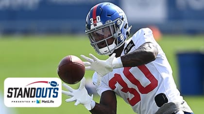 Darnay Holmes is stealing show at Giants training camp