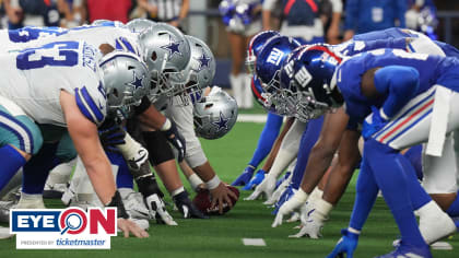 Dallas Cowboys cornerback Trevon Diggs (7) and linebacker Micah Parsons  (11) defend against the New York Giants during an NFL Football game in  Arlington, Texas, Thursday, Nov. 24, 2022. (AP Photo/Michael Ainsworth