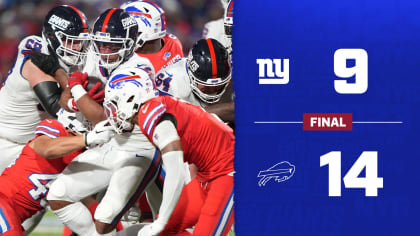 Buffalo Bills 14, New York Giants 9: Final score, recap, highlights