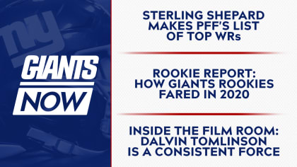 Giants Now: Sterling Shepard makes PFF's list of highest-graded WRs