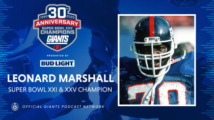 30th anniversary of Giants victory in Super Bowl XXI